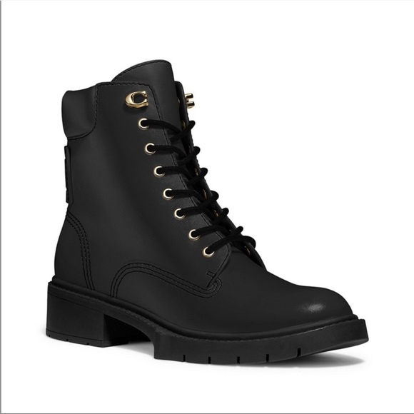 Coach Shoes Coach Lorimer Leather Combat Boots Sz 6 Euc Worn 3x Poshmark